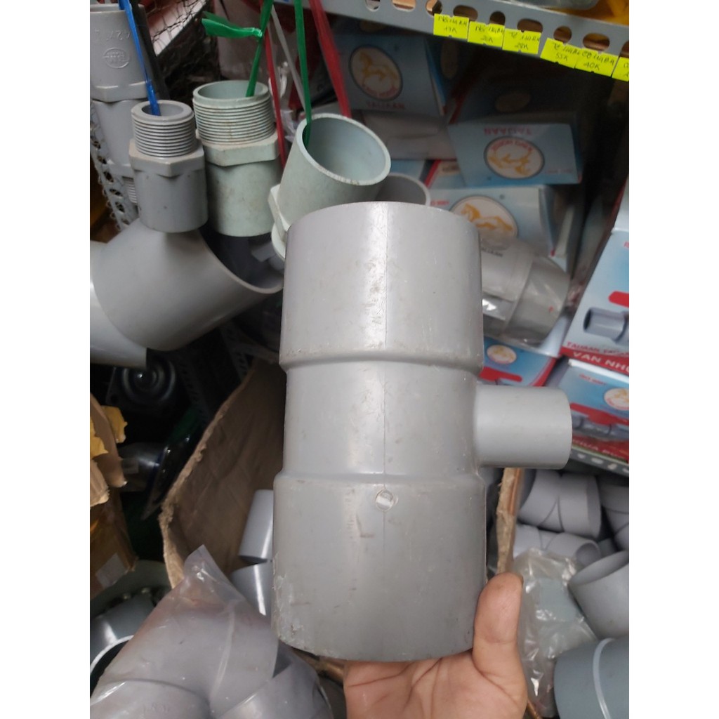 Tê giảm 90/34mm nối ống nước nhựa pvc