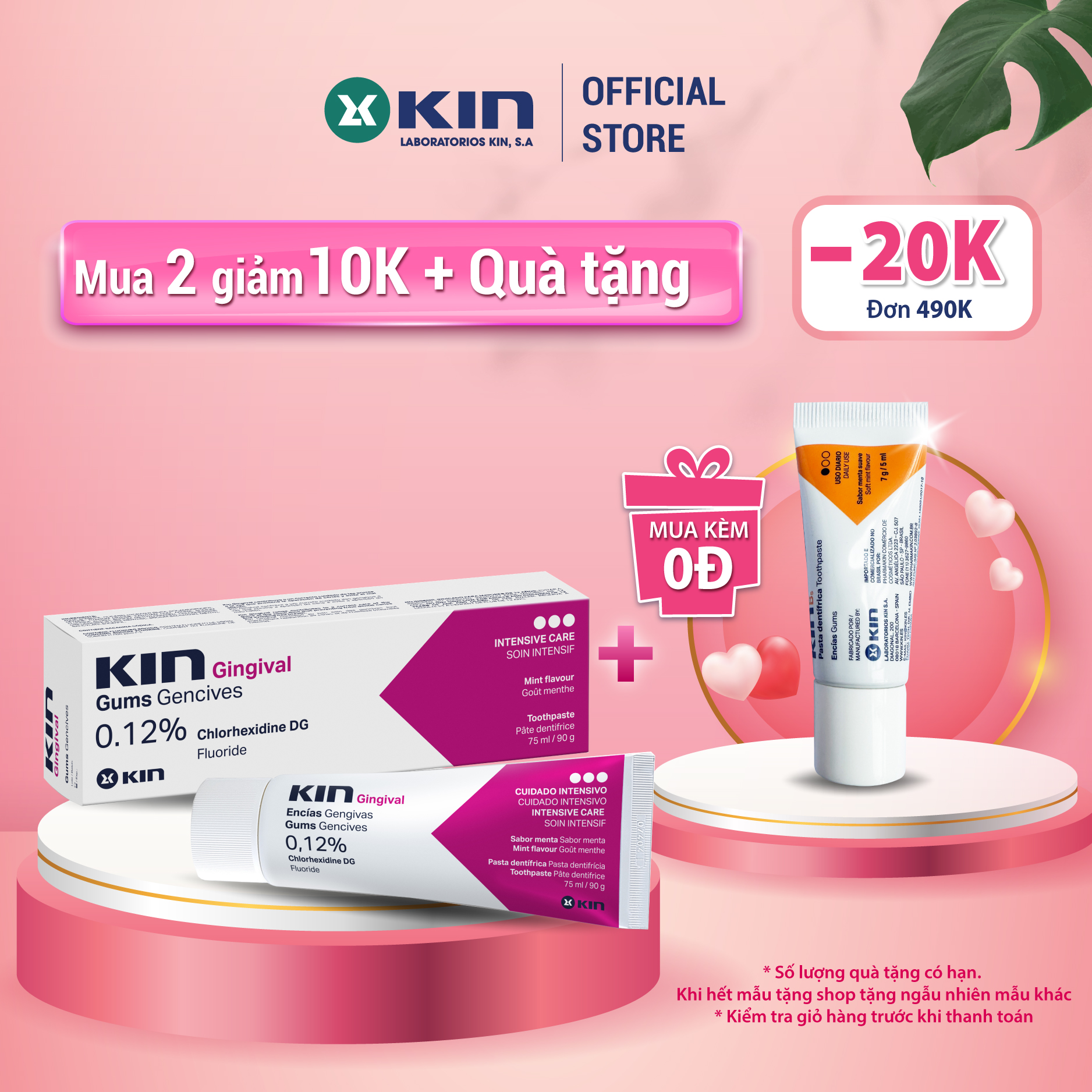 Kem Đánh Răng Kin Gingival 75ml Ngừa Viêm Nướu Nha Chu, Chảy Máu Chân Răng