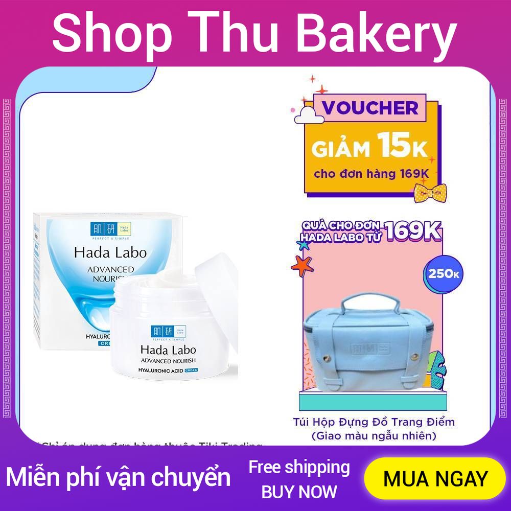 Kem dưỡng ẩm Hada Labo Advanced Nourish Hyaluronic Acid Cream (50g) DTK631496 - Shop Thu Bakery - Hada Labo Advanced Nourish Hyaluronic Acid Cream (50g)