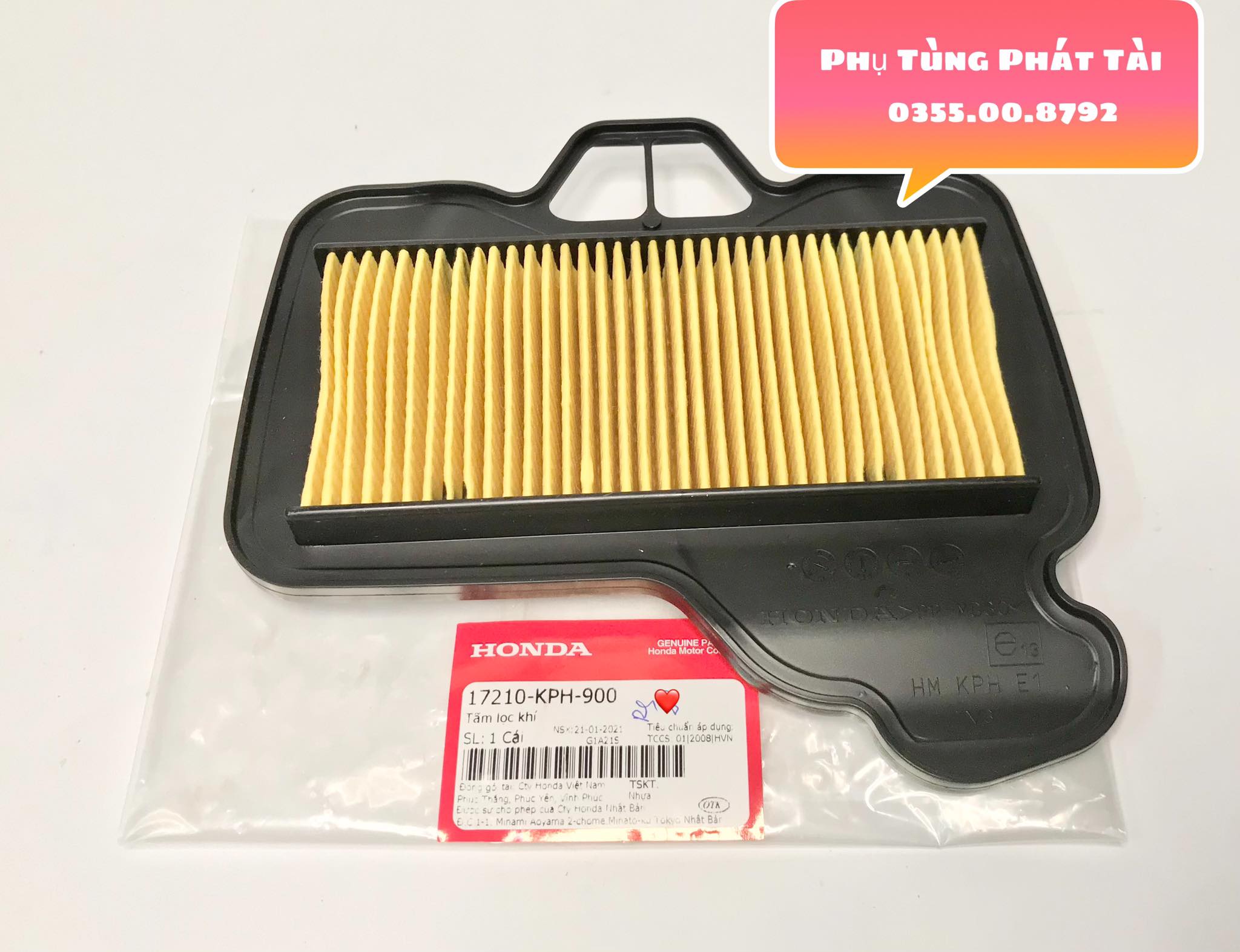 Lọc Gió Wave RS - Future Neo Chính Hãng Honda