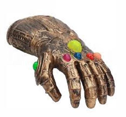Vô cực Chiến Tranh Vô Cực Nhẹ LED Thanos Găng Tay Cosplay Chống Đỡ, Gang tay thanos co den nhac