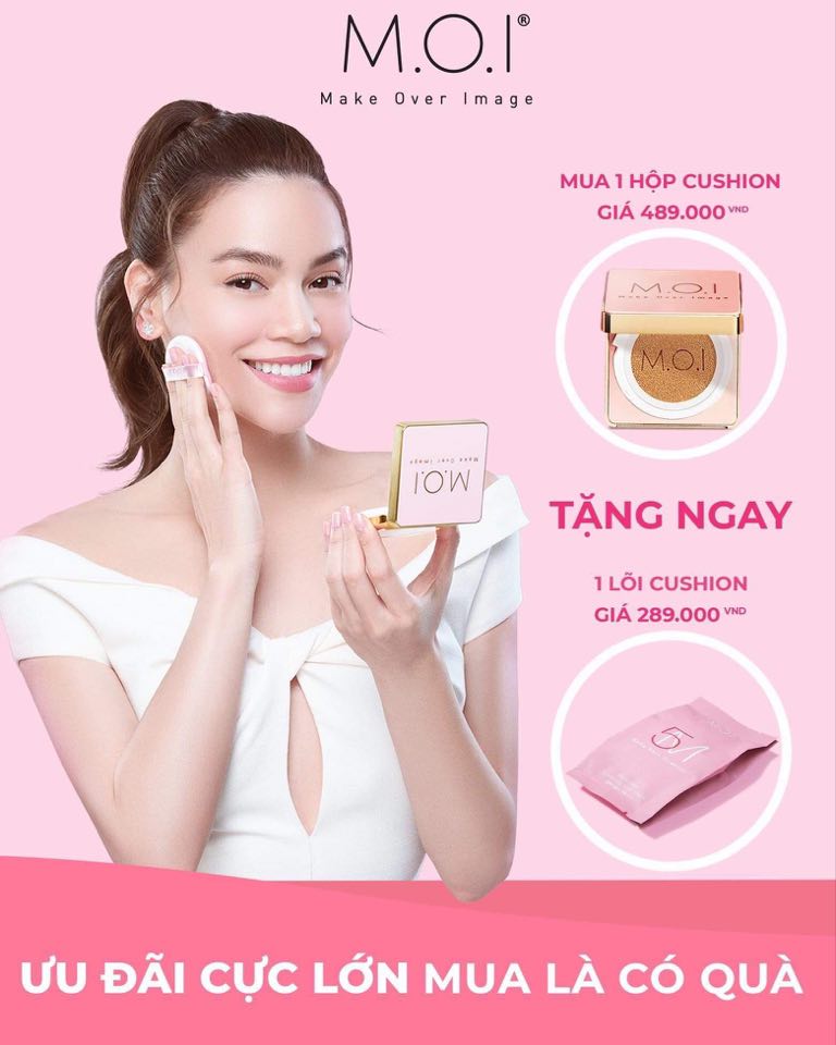 BABY CUSHION 5M M.O.I HỒ NGỌC HÀ TẶNG LÕI THAY THẾ REFILL SIÊU HOT