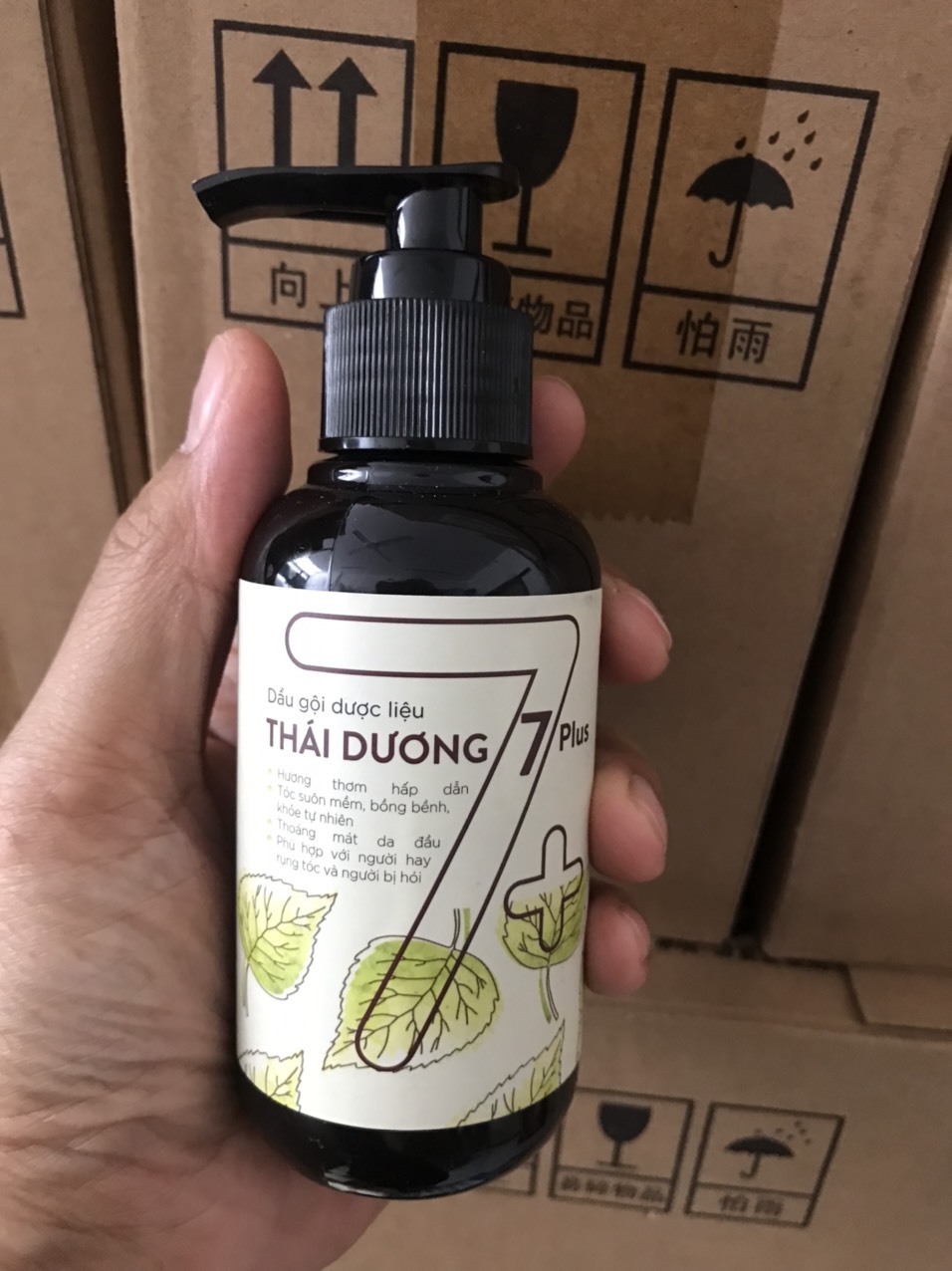Dầu gội dược liệu giảm gàu Thái Dương 7 Plus 100ml - hàng khuyến mãi