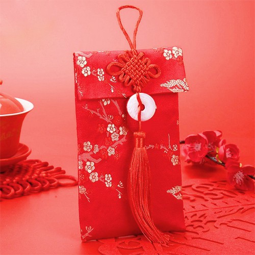 Bao Lì Xì Vải Gấm Nhiều Hoa Văn Cao Cấp Cưới Hỏi Nạp TàiNgày Tết