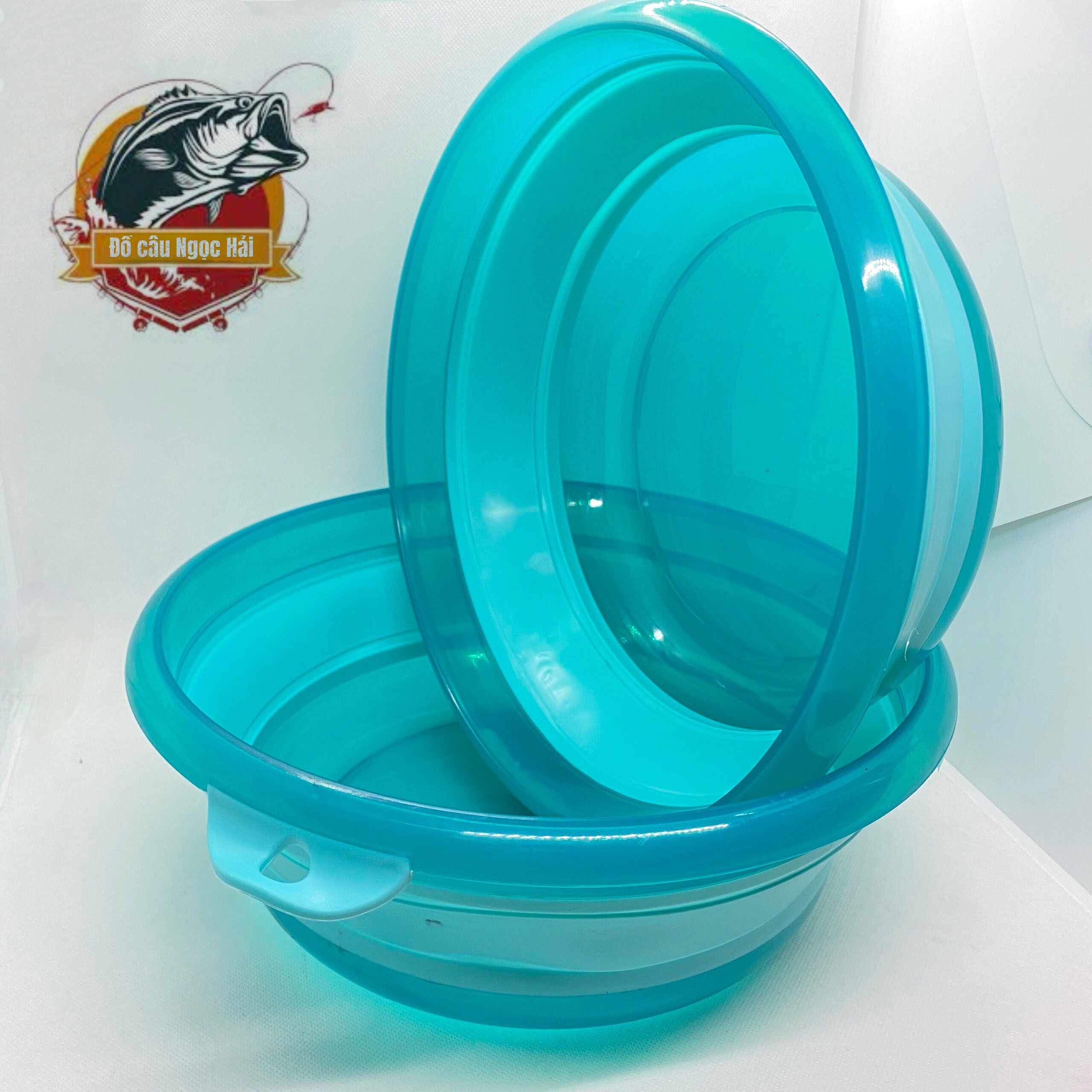 Bát Trộn Mồi Silicon, khay trộn mồi siêu bền đủ mọi kích thước, dễ dàng sử dụng trong mọi môi trường - Đồ câu Ngọc Hải