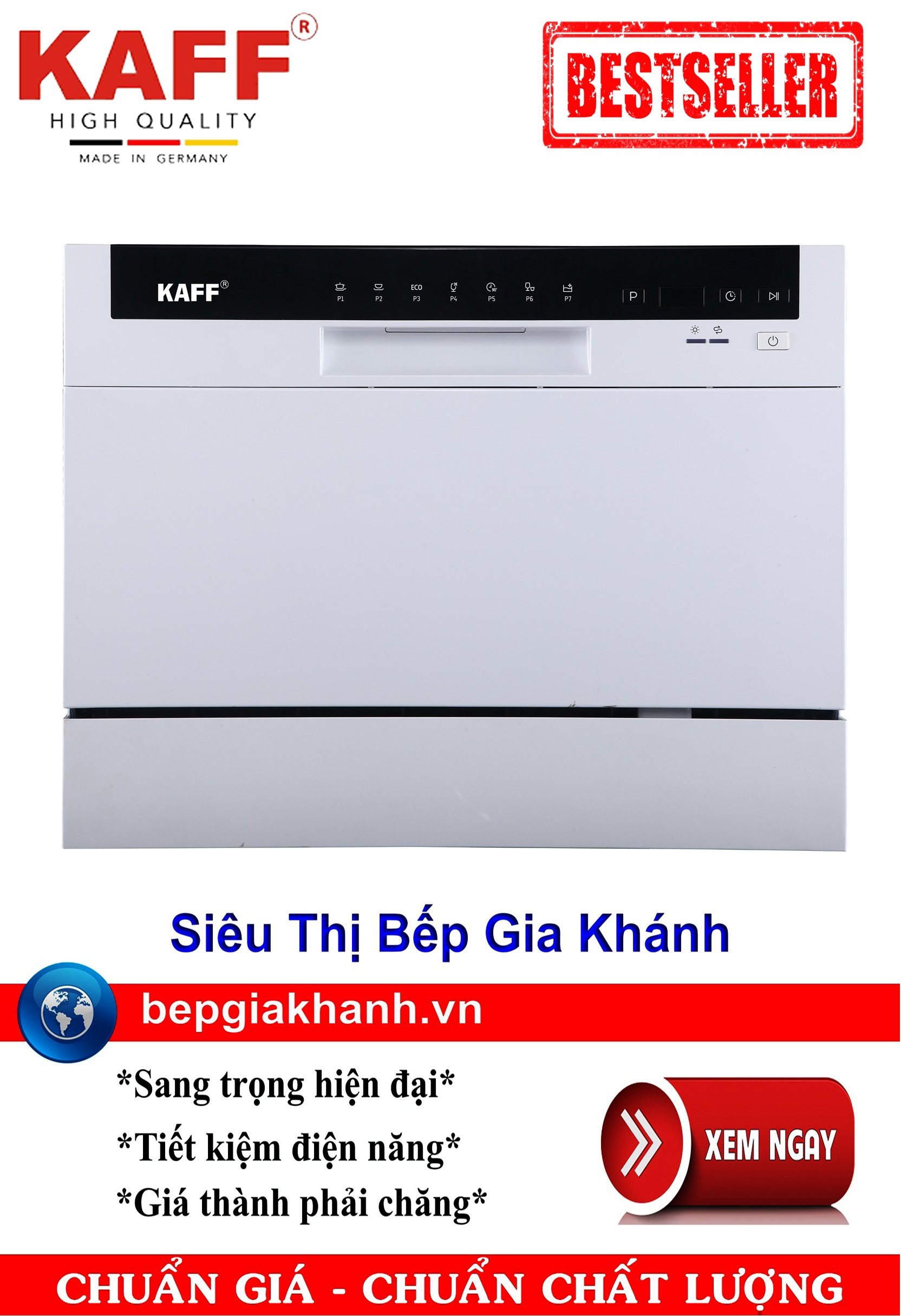 Máy rửa bát cao cấp Kaff KF W8001EU lắp bán âm nhập khẩu chính hãng máy rửa chén máy rửa chén bát máy rửa bát máy rửa bát giá rẻ may rua bat may rua chen may rua bat gia re