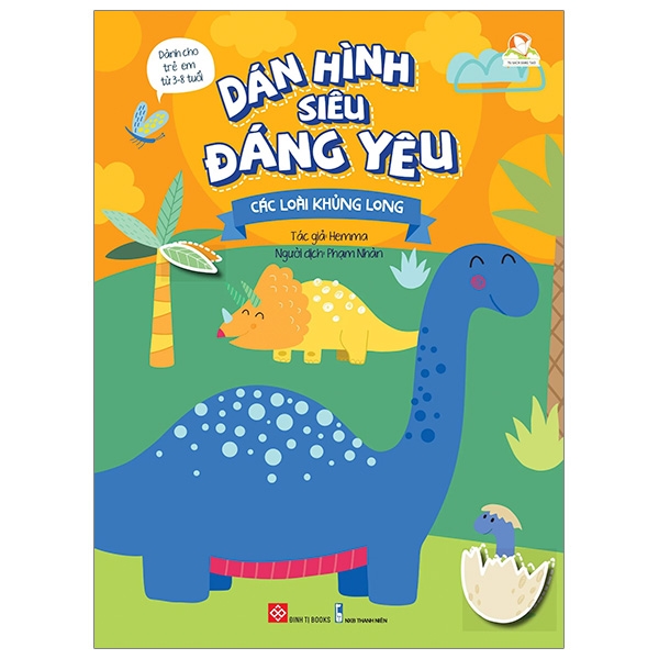 Fahasa - dán hình siêu đáng yêu - các loài khủng long