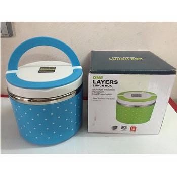 Camen chấm bi 1 ngăn giữ nhiệt