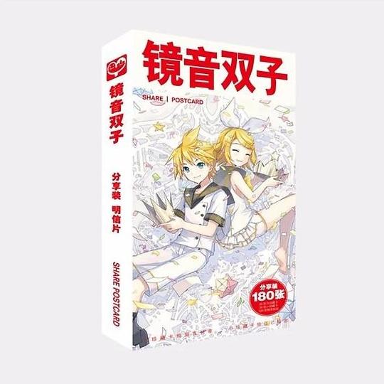 Postcard Vocaloid Kagamine Rin and Len hộp ảnh bộ ảnh có ảnh dán sticker lomo bưu thiếp