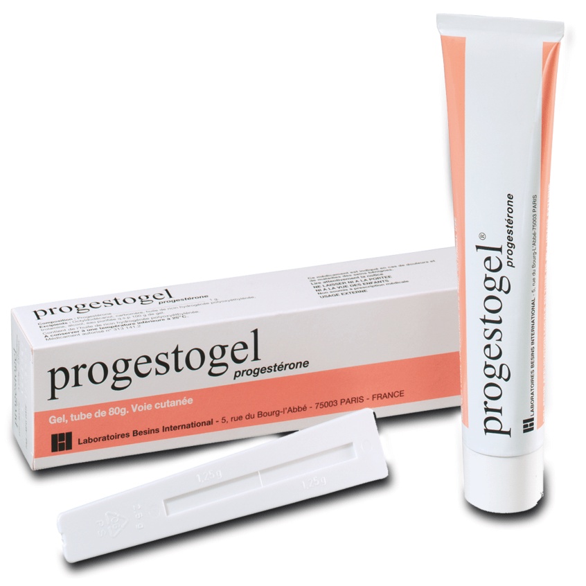 Kem bôi ngoài da -progestogel 1% 80g