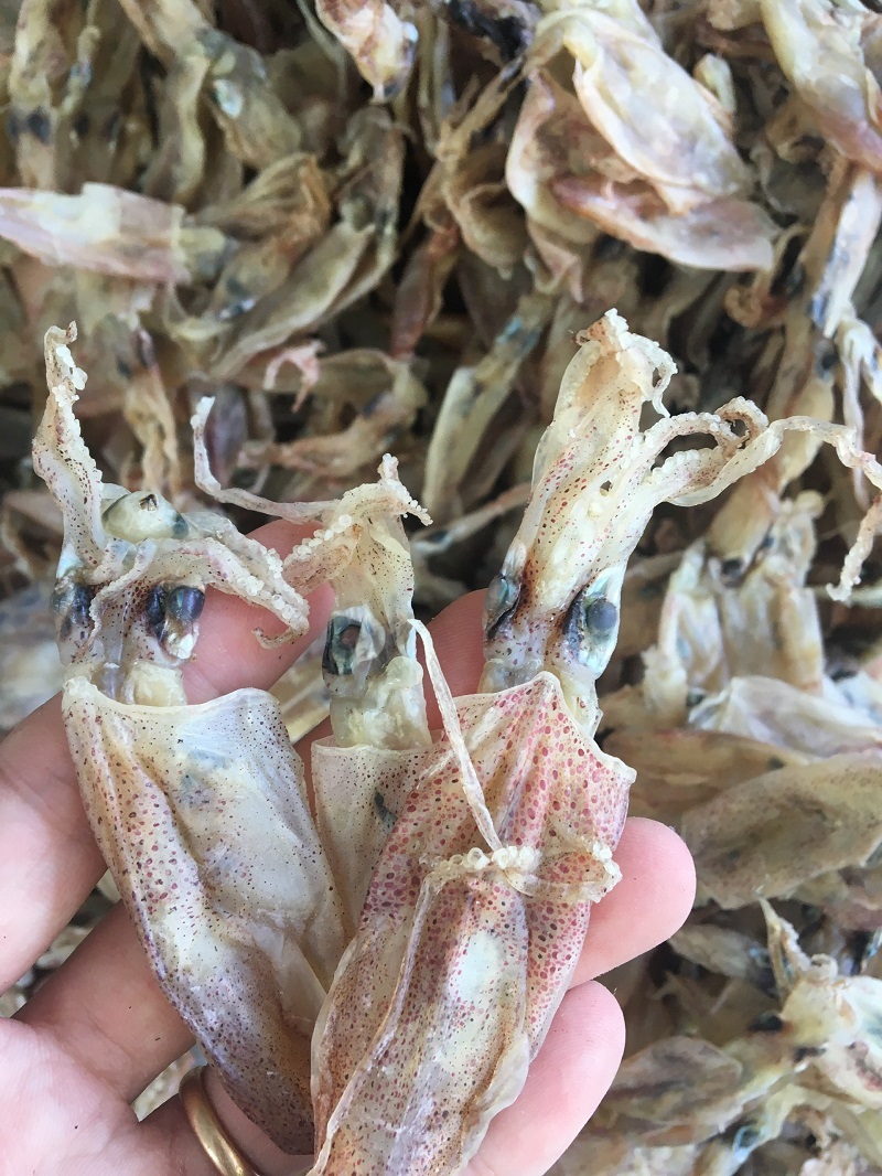 Khô mực chuối - mực chuối trắng- ngọt 1kg/ 500gram/ 250gram - khô mực chuối bến tre