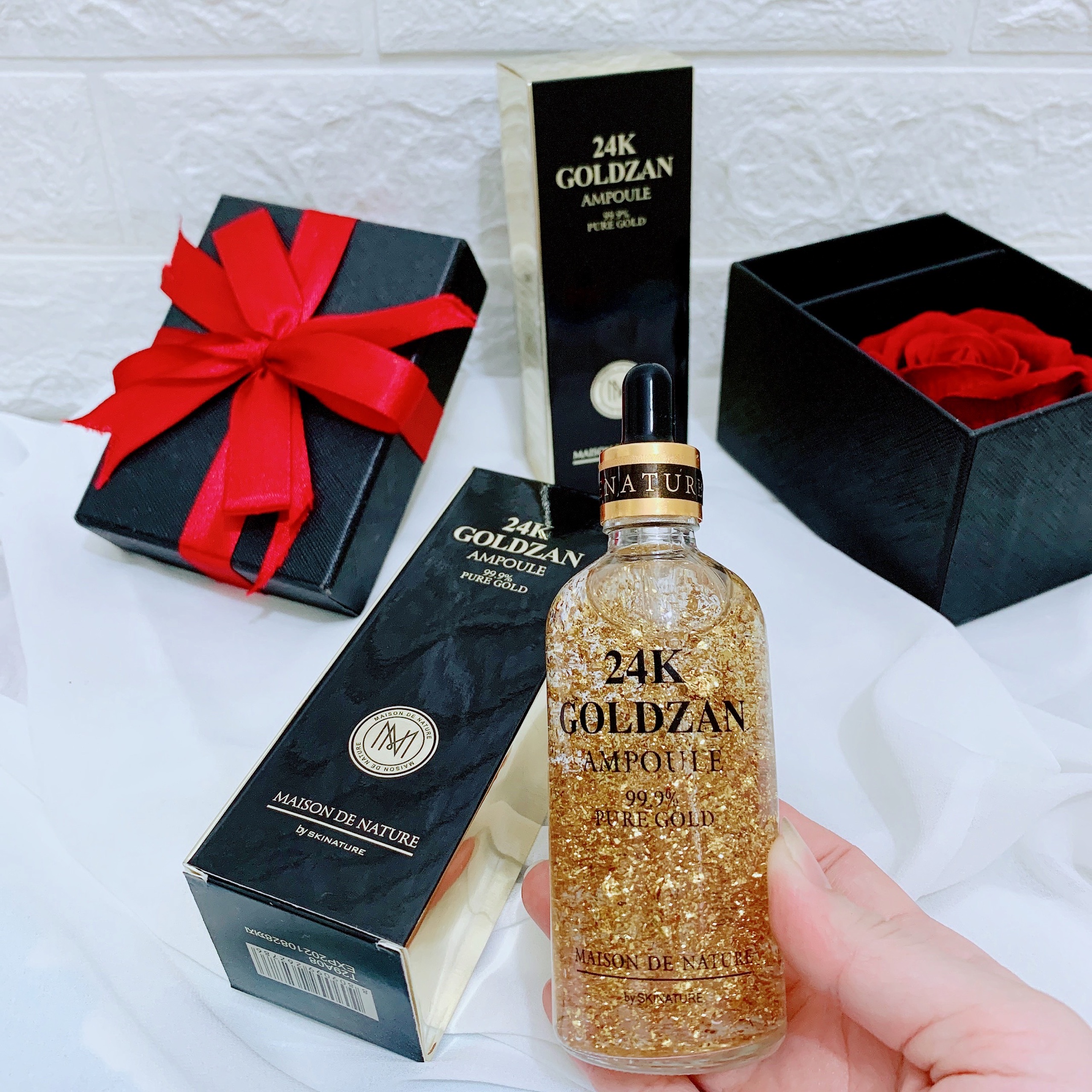 Serum vàng 24k Goldzan dưỡng trắng da cao cấp
