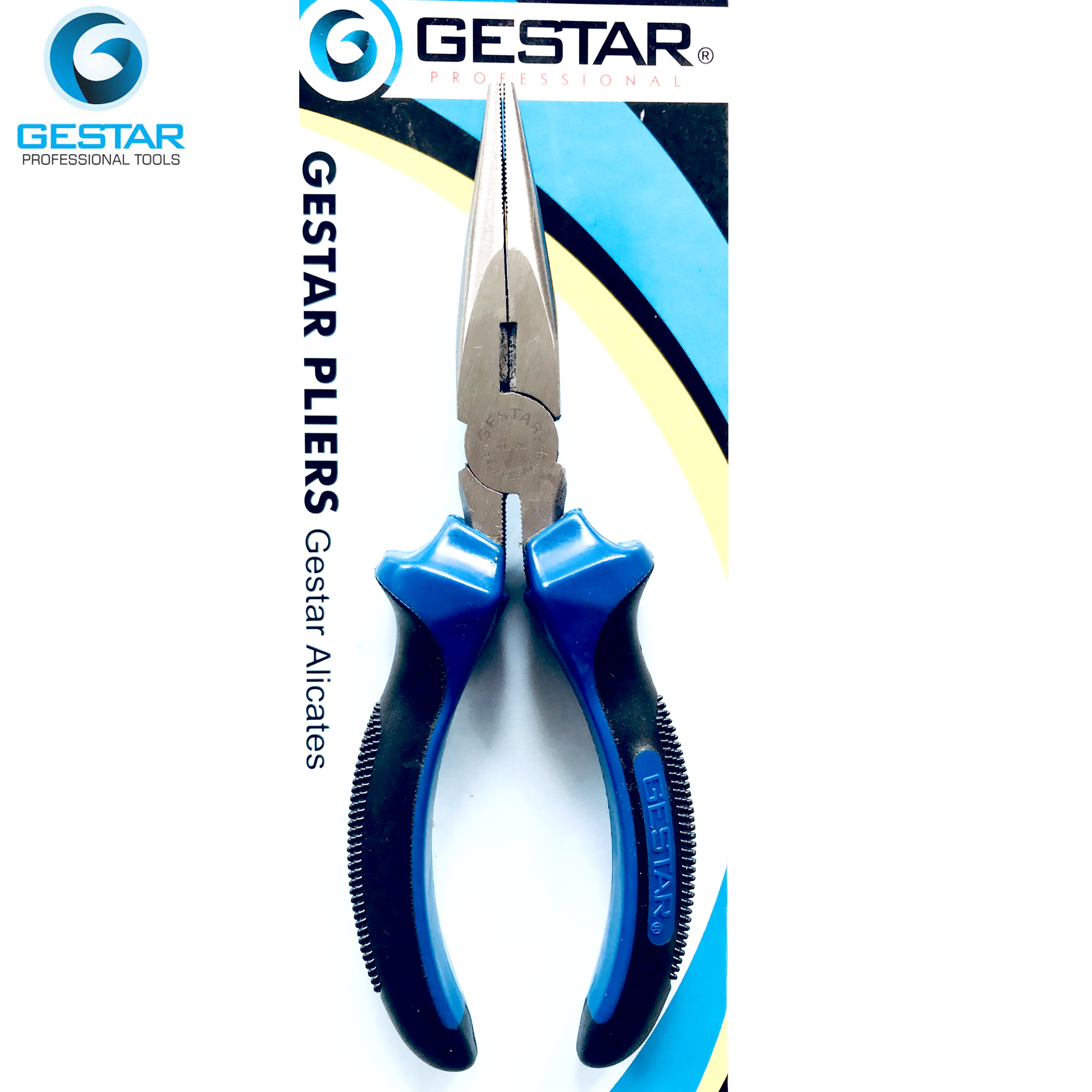 Kìm nhọn 6" xanh đen gestar 995-116