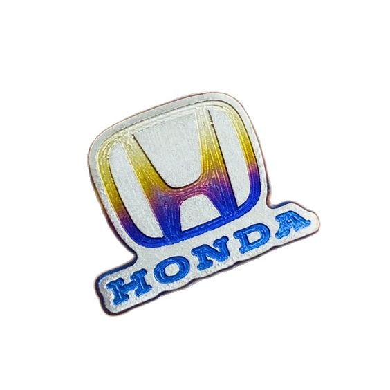 [HCM]Tem dán logo H-HONDA chất liệu titan dán đồng hồ biển số điện thoại ( 2*3cm )