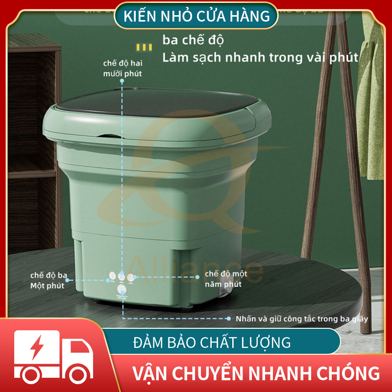 Alliance Máy giặt gấp Mini nhỏ Máy giặt gia đình Tiết kiệm không gian Nhiều màu tùy chọn