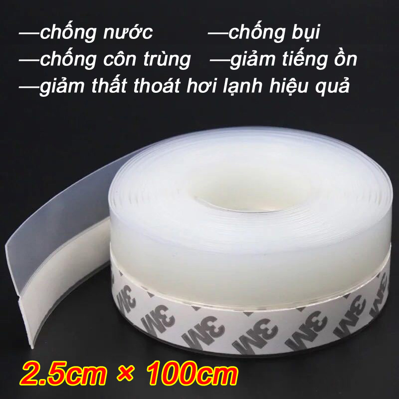 [HCM]Ron dán chân cửa chống bụi chống côn trùng (25mm x 1met)