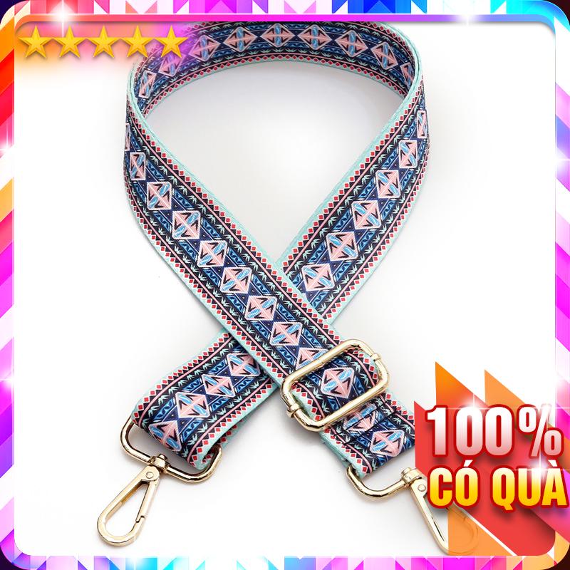 Dây Đeo Túi Xách Hoa Văn Thổ Cẩm FASHION P1009 - LoanTay