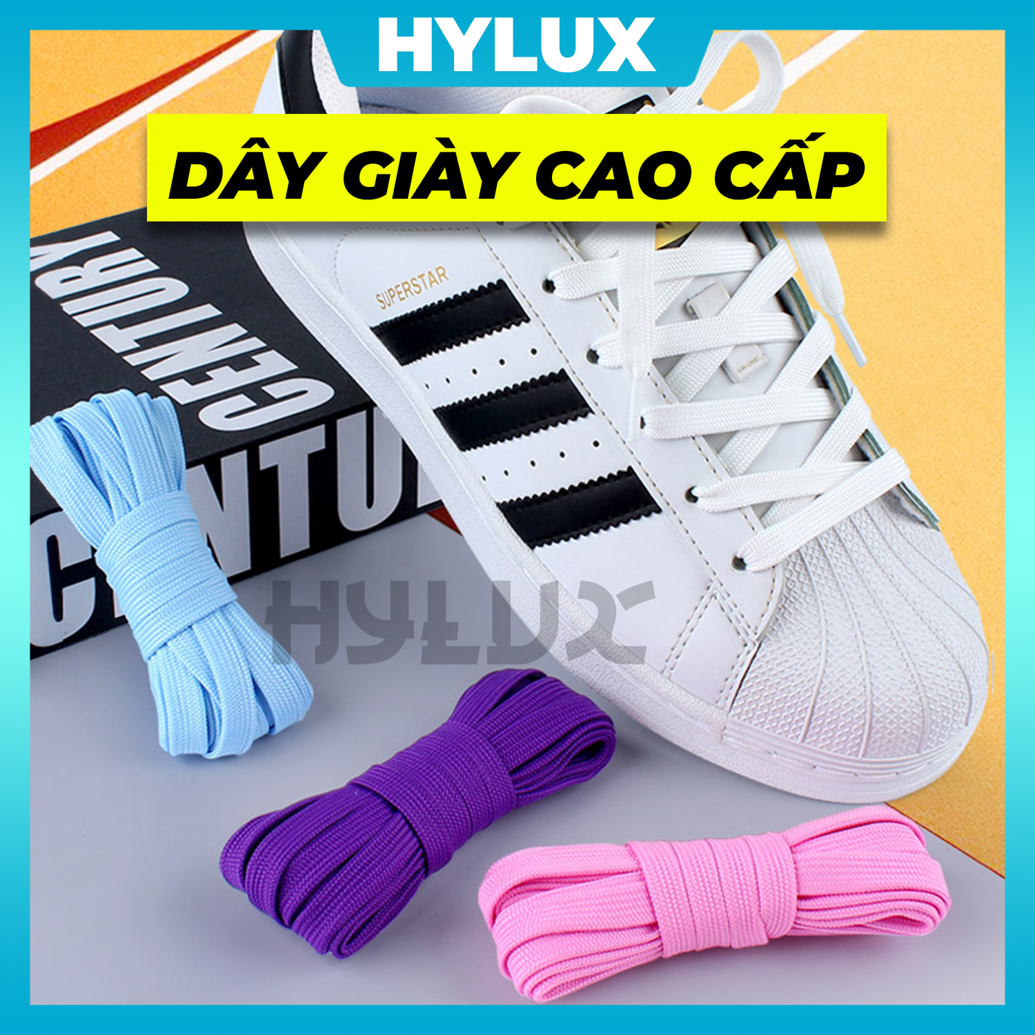 [22 màu] Dây Giày Adidas, Nike 2 Lớp Cao Cấp Bảng 22 Màu - Dây Giày Thể Thao