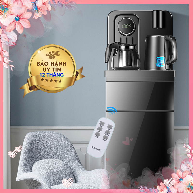 Cây nước nóng lạnh,tự ngắt khi nước sôi, 2 chế độ nóng lạnh siêu tốc riêng biệt , Máy pha trà tự động thông minh, có remote chính hãng, màn hình led chất lượng cao