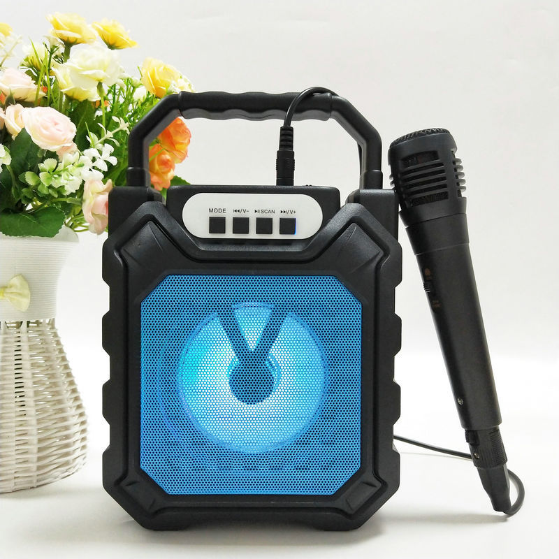 TẶNG 1 MICRO -  Loa Kẹo Kéo Karaoke Bluetooth Mini 608 - Tiện lợi - Âm to - Cực đã - Loa bluetooth không dây giá rẻ - Loa Karaoke Tại Nhà