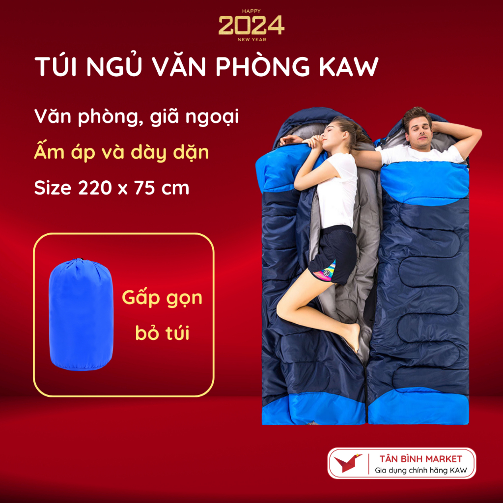 Nệm Ngủ Mini, Túi ngủ cá nhân, gia đình TN093, Ngủ Trưa Văn Phòng, Túi Ngủ Dày Dặn Cực Ấm  Chống Nước, Giảm 50% Mua online chỉ hôm nay