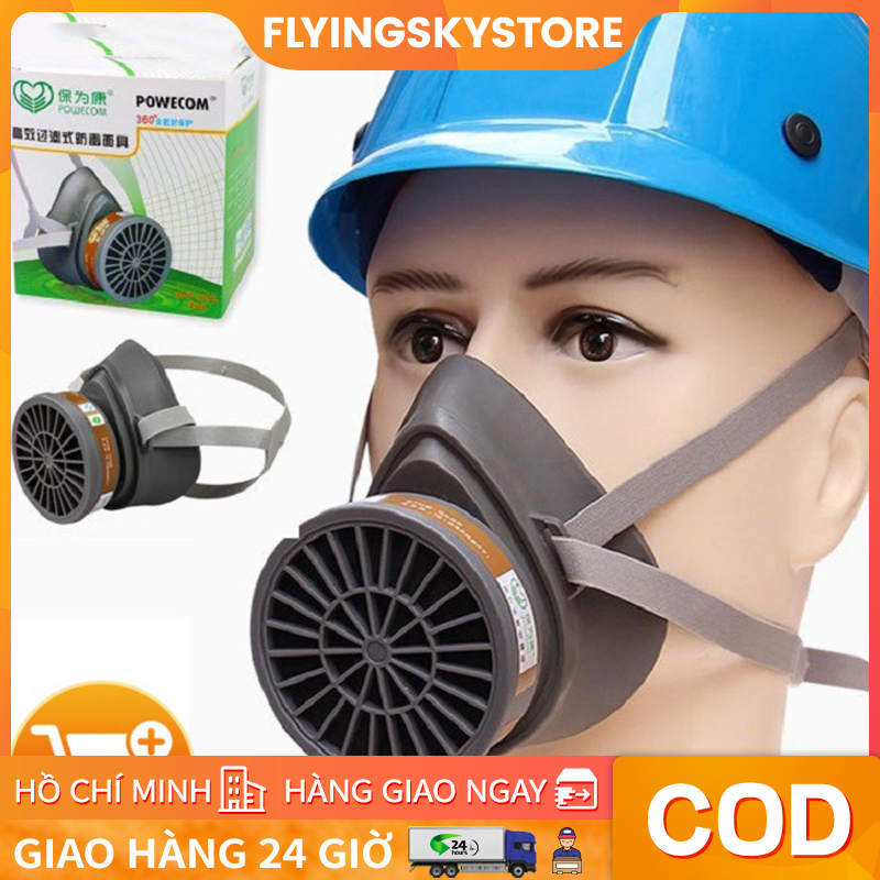 Mặt nạ phòng độc,chống độc 3700 dùng để phun sơn,chống hóa chất