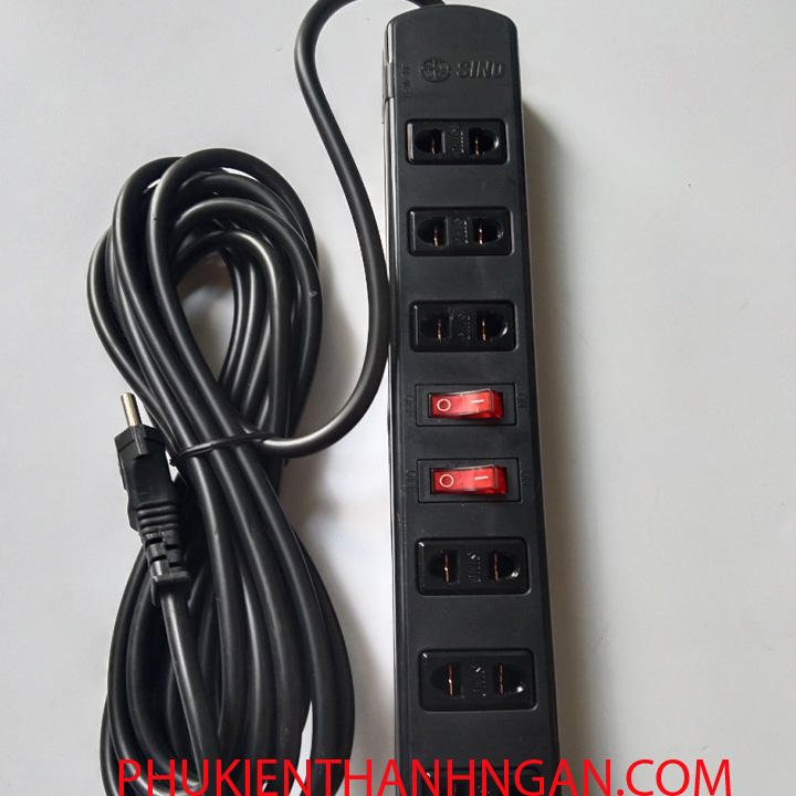 Ổ điện sino 6 ổ cấm 5m
