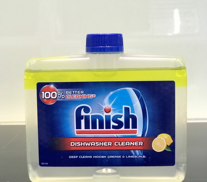 Dung dịch vệ sinh máy rửa bát Finish 250ml + tặng viên finish