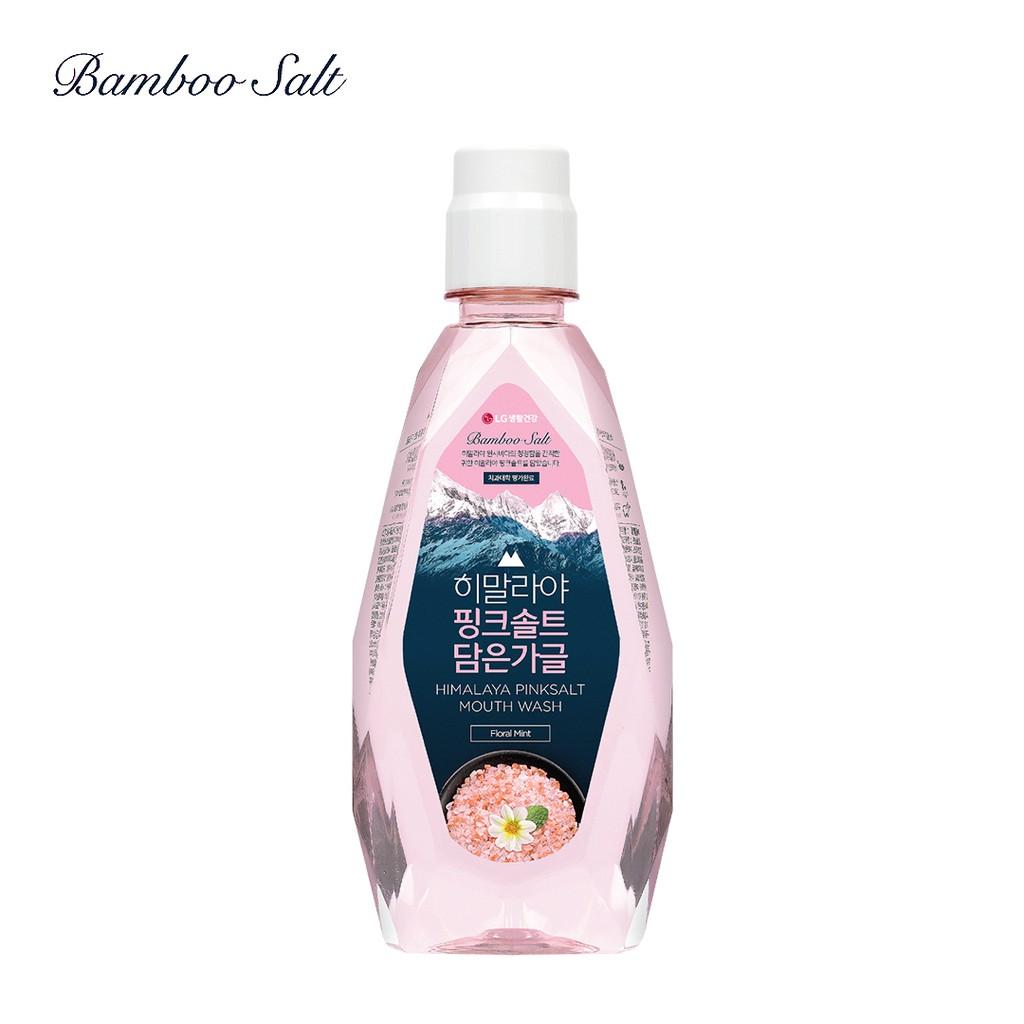 Nước Súc Miệng LG Bamboo Salt Himalaya Pinksalt Mouth Wash 320ml - Floral Mint