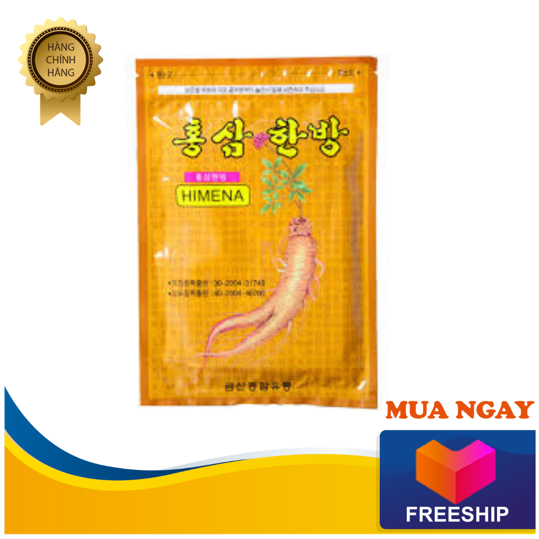 Miếng dán hồng sâm Hàn Quốc giảm nhức mỏi