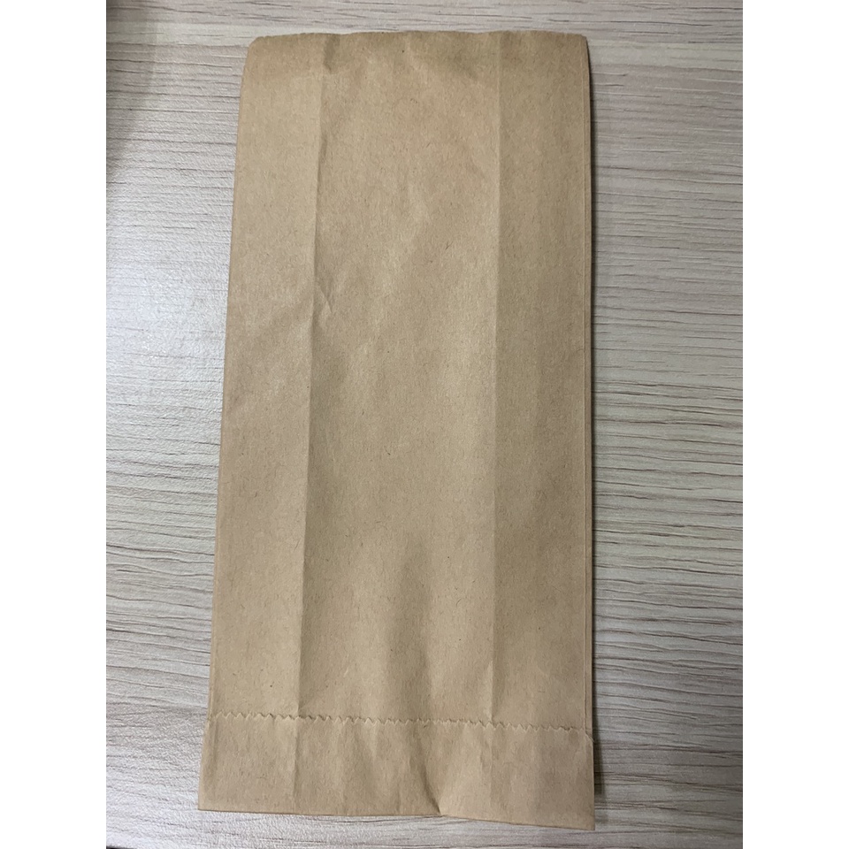 Mft1b - 20.5x9.5x4.5 cm - 100 túi giấy bánh mì nâu