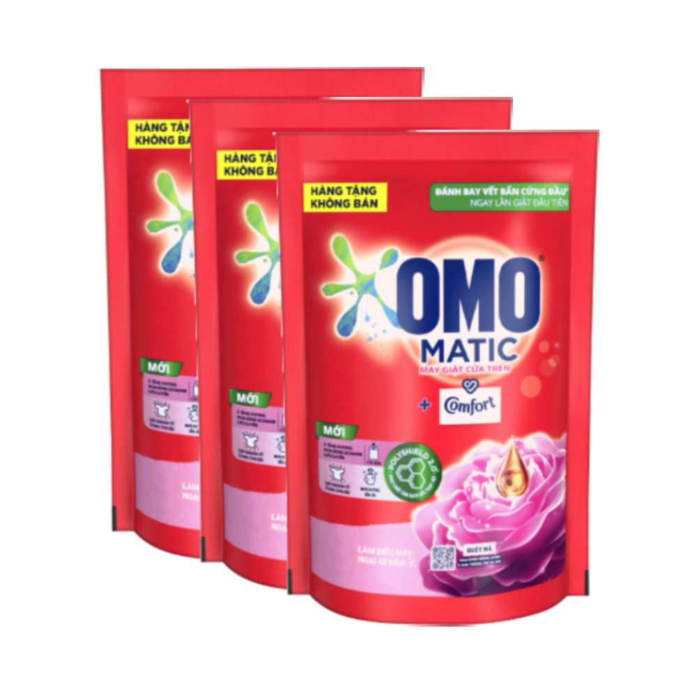 Combo 3 nước giặt omo matic 150g