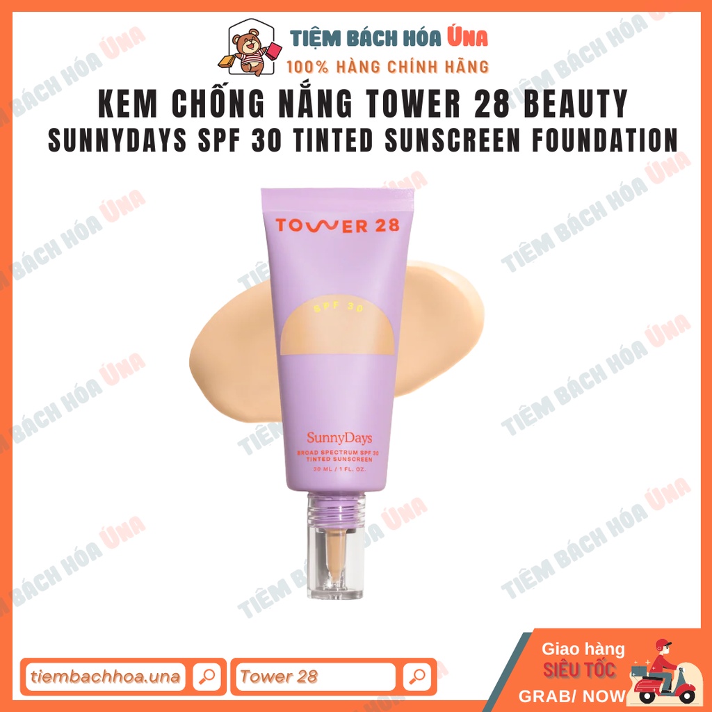 Kem chống nắng Tower 28 Sunnydays SPF 30 Tinted Suncreen