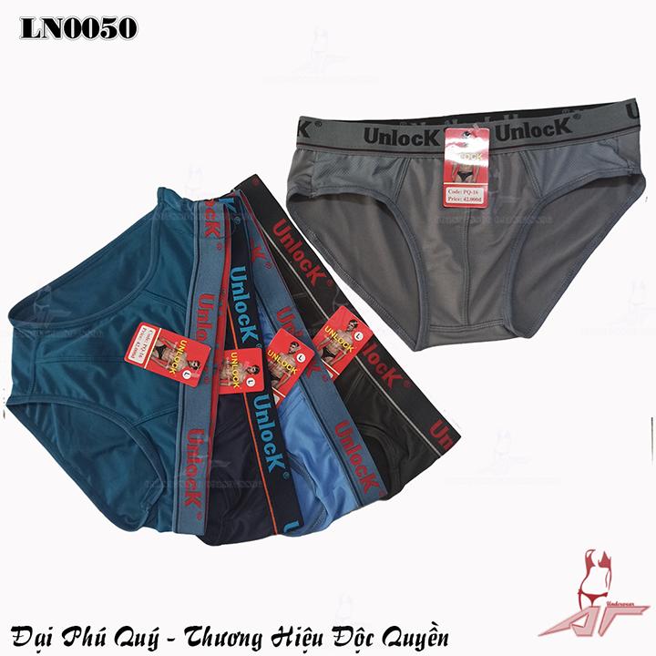 Quần lót nam chất liệu cao cấp (1 chiếc) - Thun lạnh co dãn - Lưng bản nhỏ - LN0050