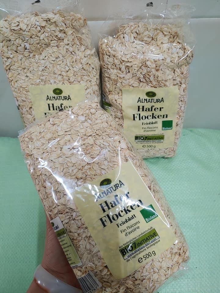 500g Yến mạch Đức cán dẹt làm sữa, bột ngũ cốc loại 1