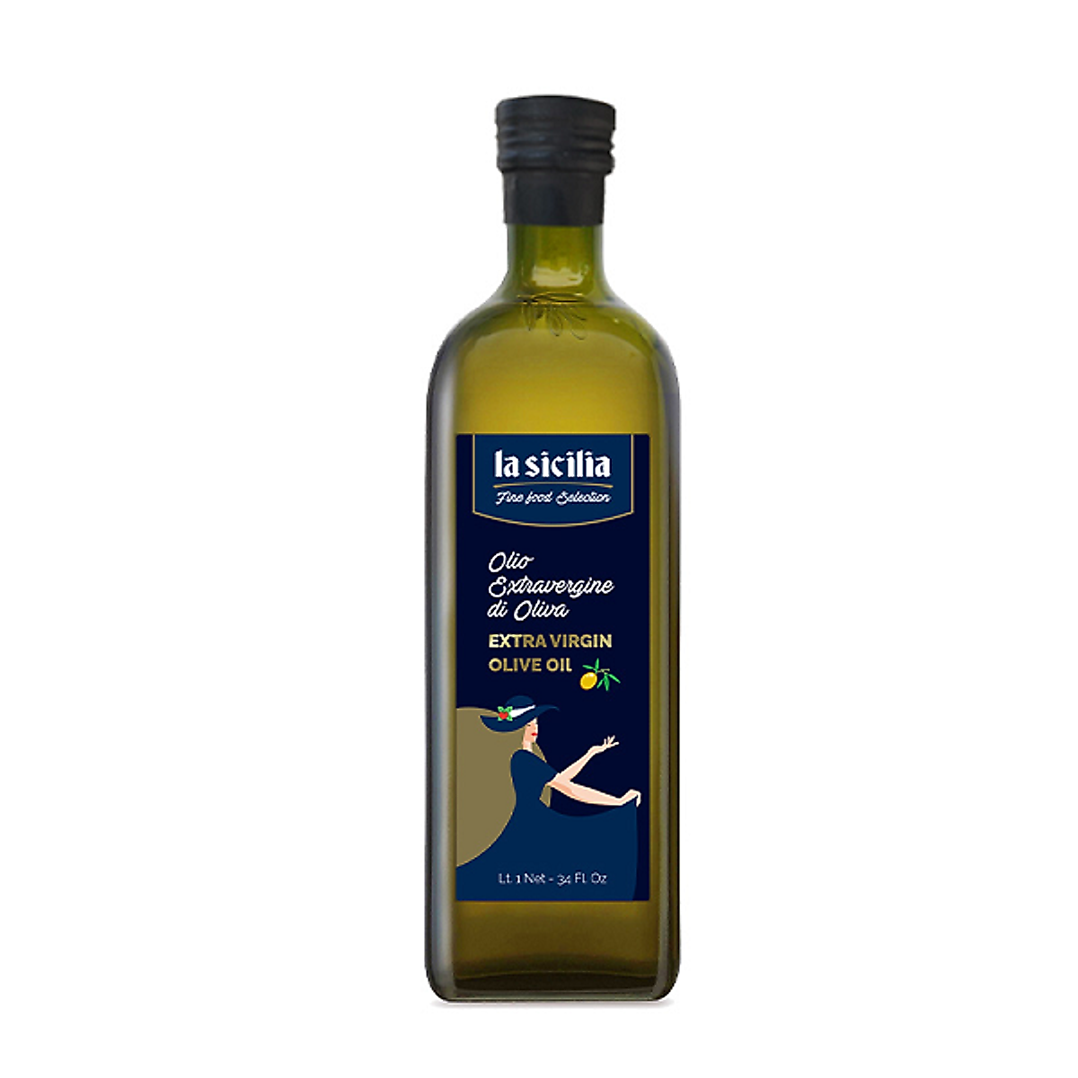Dầu Oliu Tinh Khiết, Extra Virgin Olive Oil, 34 fl oz 1L