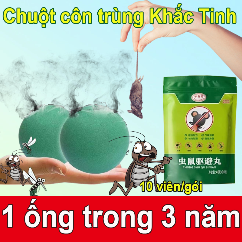 😈Không có chuột quanh năm😈đuổi chuột,thuốc diệt chuột thuốc chuột thuôc diêt chuot Chuột kẻ thù tự nhiên đuổi chuột 10 viên thuốc cực lớn mỗi gói An Toàn,Cho Bà Bầu Trẻ em cả năm Ngày Không Có Chuột diệt chuột