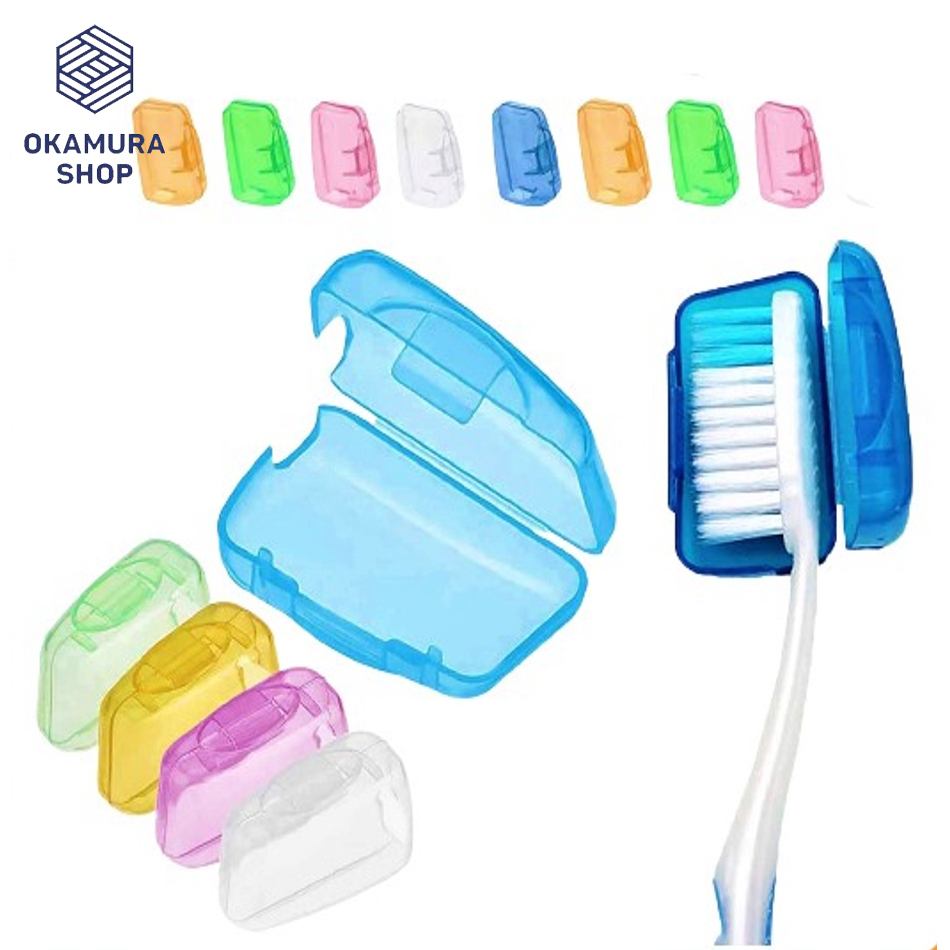 01 cái nắp đậy bàn chải đánh răng đi du lịch nhỏ gọn