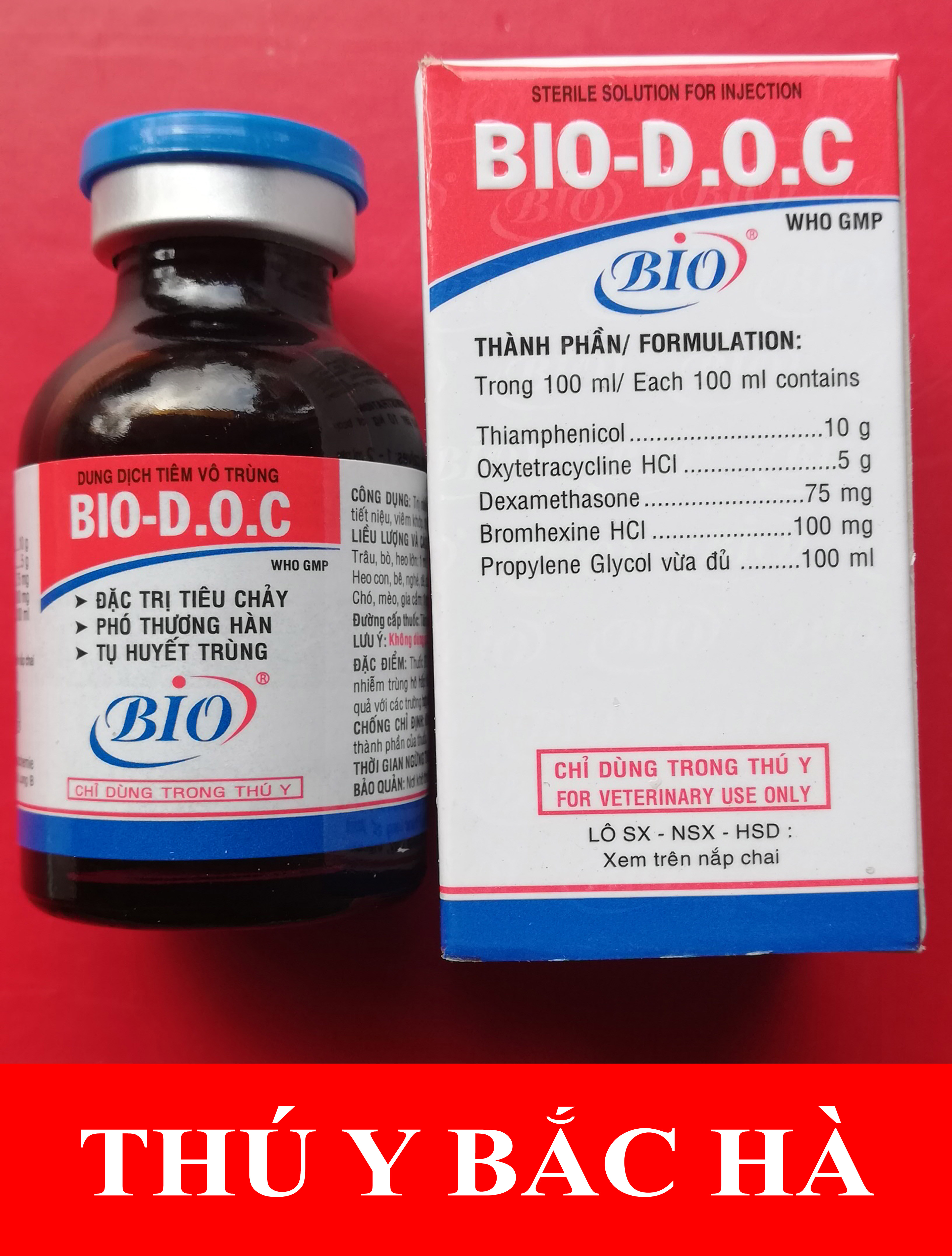 1 lọ BIO-D.O.C 20ml- Chuyên dùng cho tiêu chảy, phó thương hàn, tụ huyết trùng, đặc biệt hiệu quả với trường hợp sốt bỏ ăn không rõ nguyên nhân.