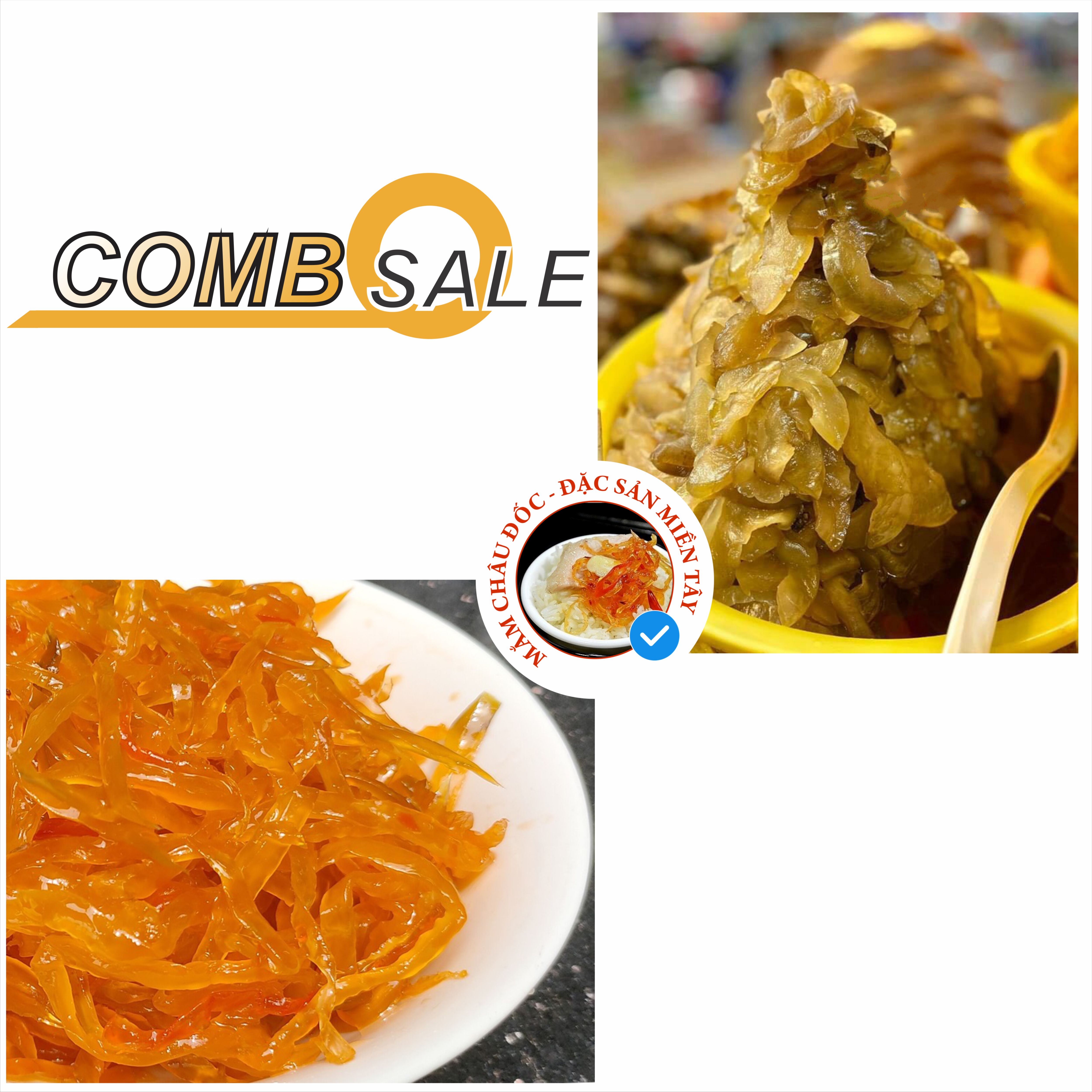 Combo - 500g mắm dưa gang & 500g mắm đu đủ - hiệu mắm cô/bà giáo thảo 11111
