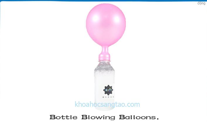 Đồ chơi hóa học thú vị | Dung dịch tự thổi bóng bay