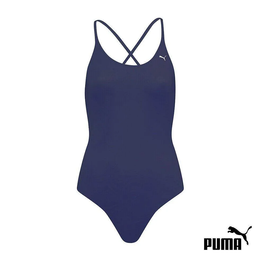 Puma Đồ bơi Nữ PUMA kiểu một mảnh cổ chữ V Swim Women V-neck Crossback Swimsuit