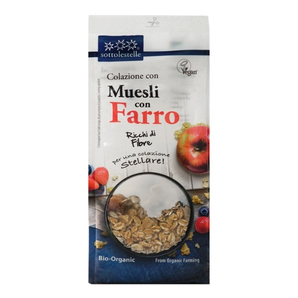 Ngũ Cốc dinh dưỡng Muesli hữu cơ Sottolestelle 350g
