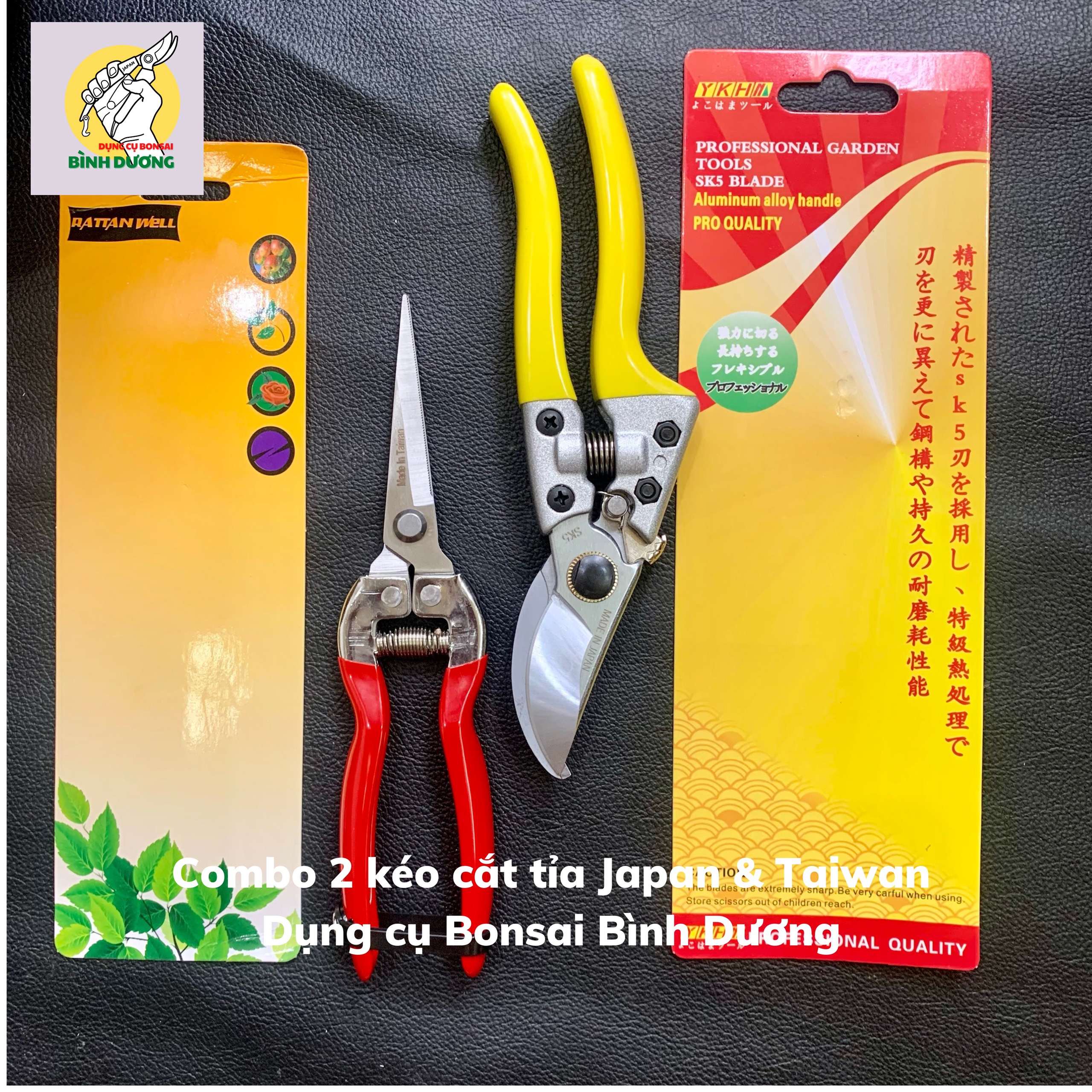 [MUA 1 TẶNG 1] KÉO CẮT CÀNH YOKOHAMA SK5 JAPAN TẶNG KÉO TỈA DĂM TAIWAN CẮT TỈA CÂY CẢNH BONSAI