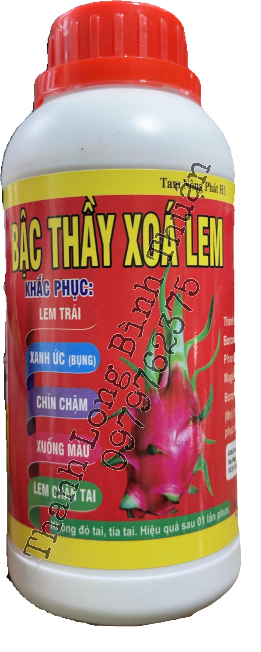 Phân Bón Chuyên Thanh Long - Bậc Thầy Xóa Lem - Tạo Màu Như Ý Cho Trái Thanh Long - Chai 500ml