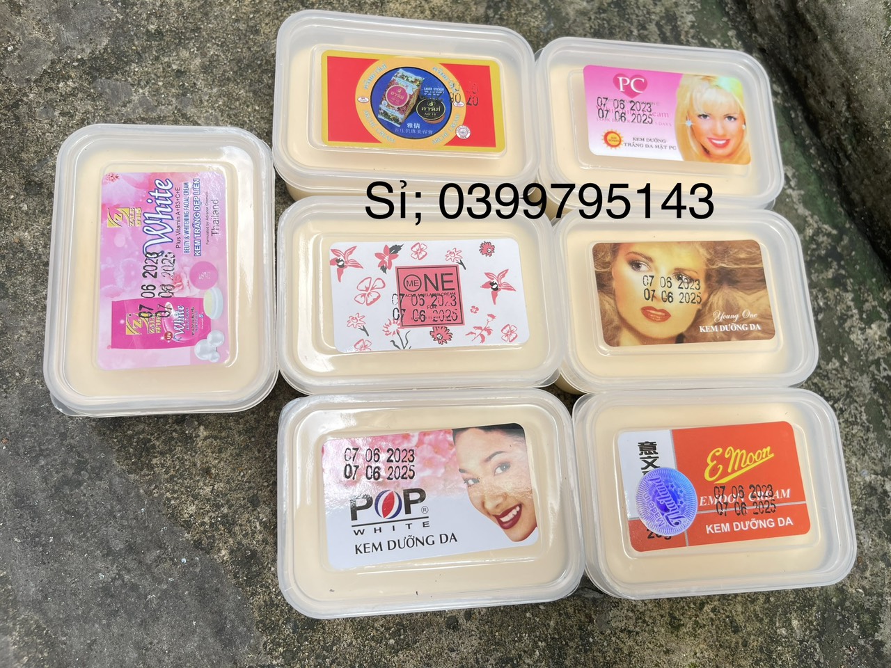 Kem dưỡng trắng da toàn thân hộp vuông 100g