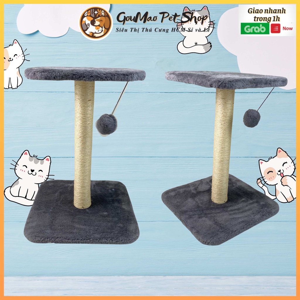 Trụ cào móng cho mèo 2 tầng - Goumao pet