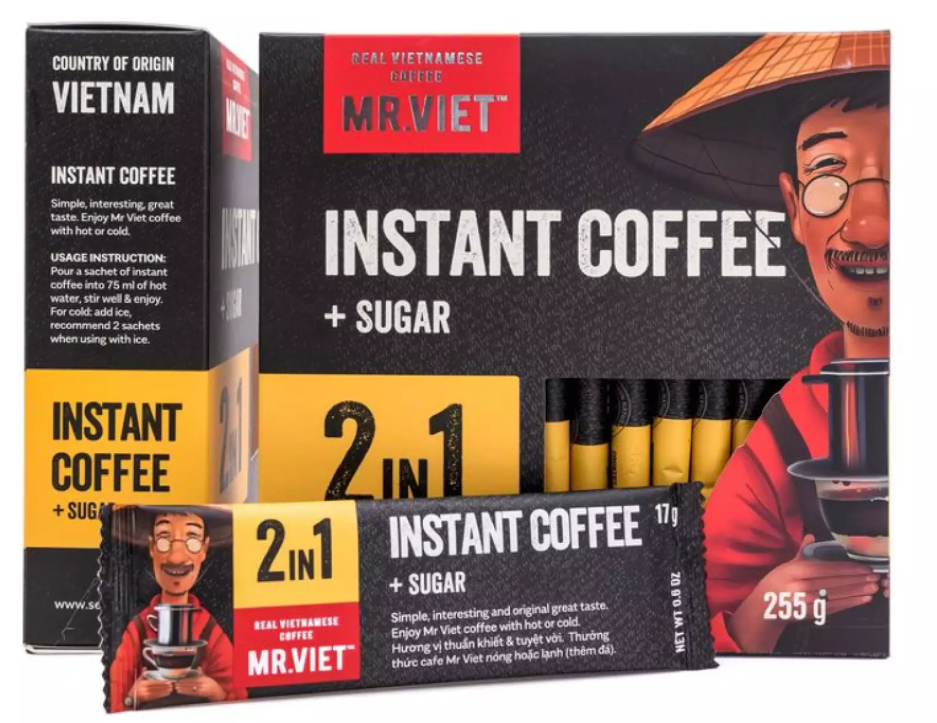 Combo 6 hộp cà phê hòa tan 2in1 ( Combo 6 boxes instant coffee 2in1 )