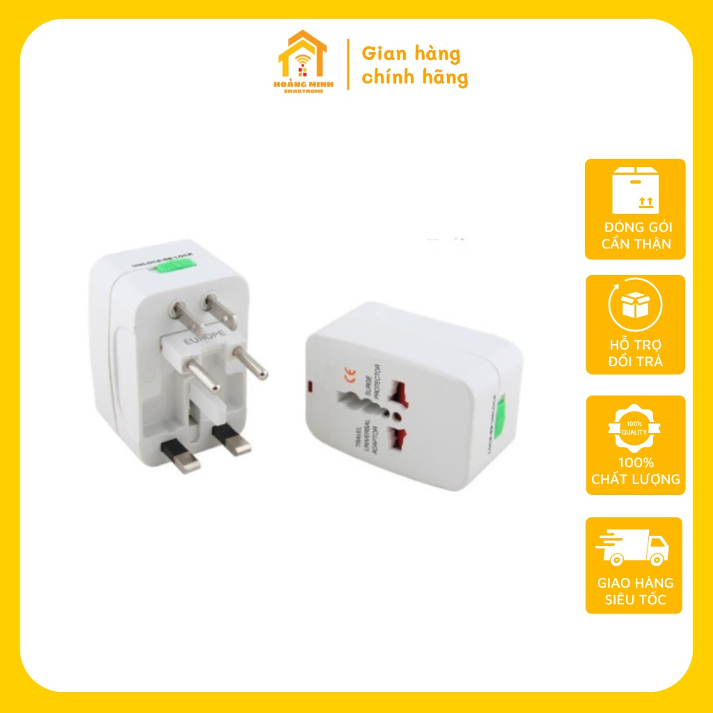 Ổ cắm điện đa năng du lịch universal travel ac adapter