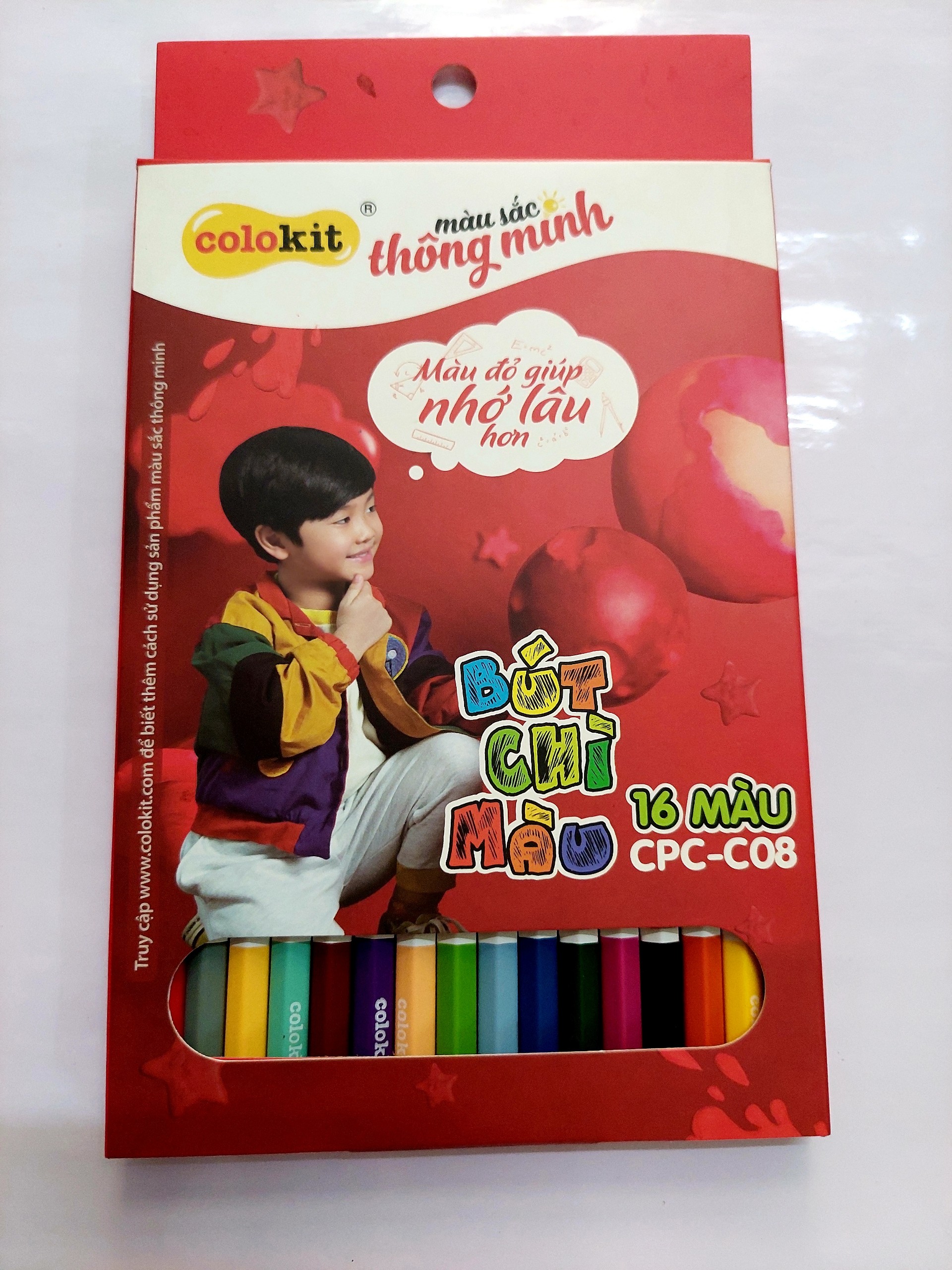 Dụng cụ học sinh bút chì màu colokit thiên long